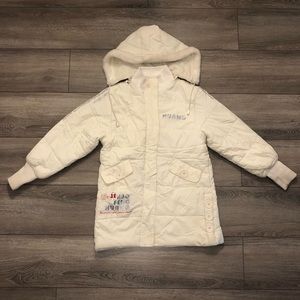 White winter jacket